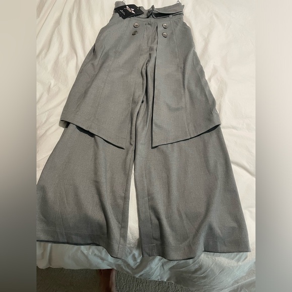 Juliet Allert Wide leg trousers with skirt overlay - Picture 7 of 9